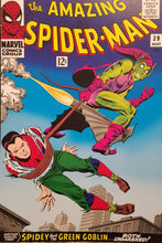 Load image into Gallery viewer, Amazing Spider-Man #39 16x11 Art Print by John Romita (w/ Green Goblin), New Marvel Comics cardstock
