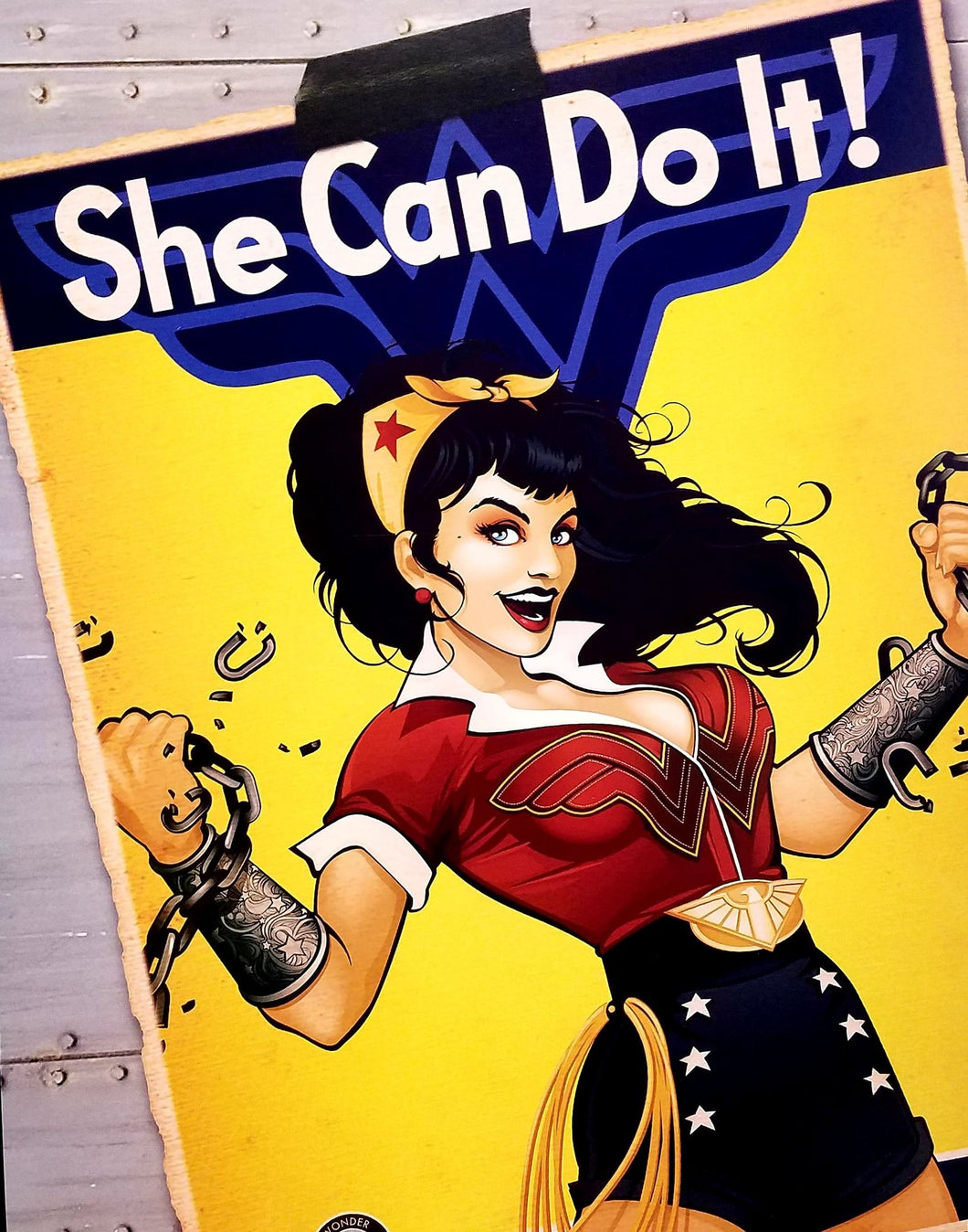 Wonder Woman Bombshells 12x16 FRAMED Art Print by Ant Lucia, New DC Comics