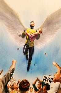 Angel X-Men Marvels 11x16 Art Print by Alex Ross, New Marvel Comics cardstock