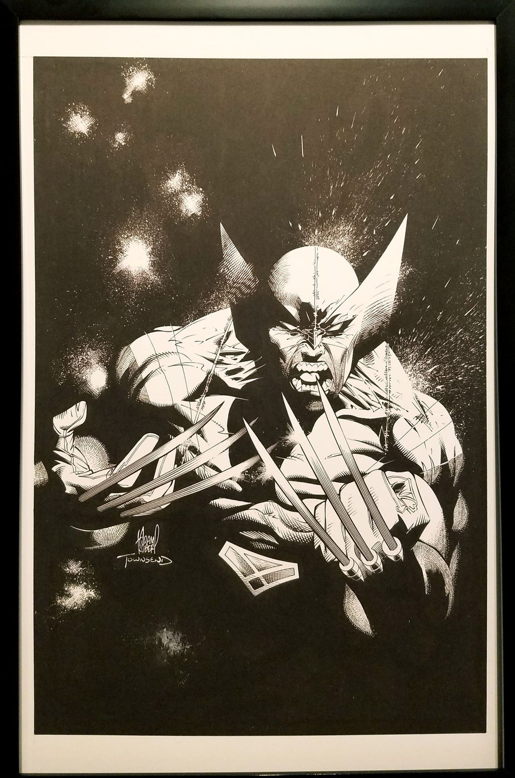 Uncanny X-Men #381 by Adam Kubert 11x17 FRAMED Original Art Poster Marvel Comics