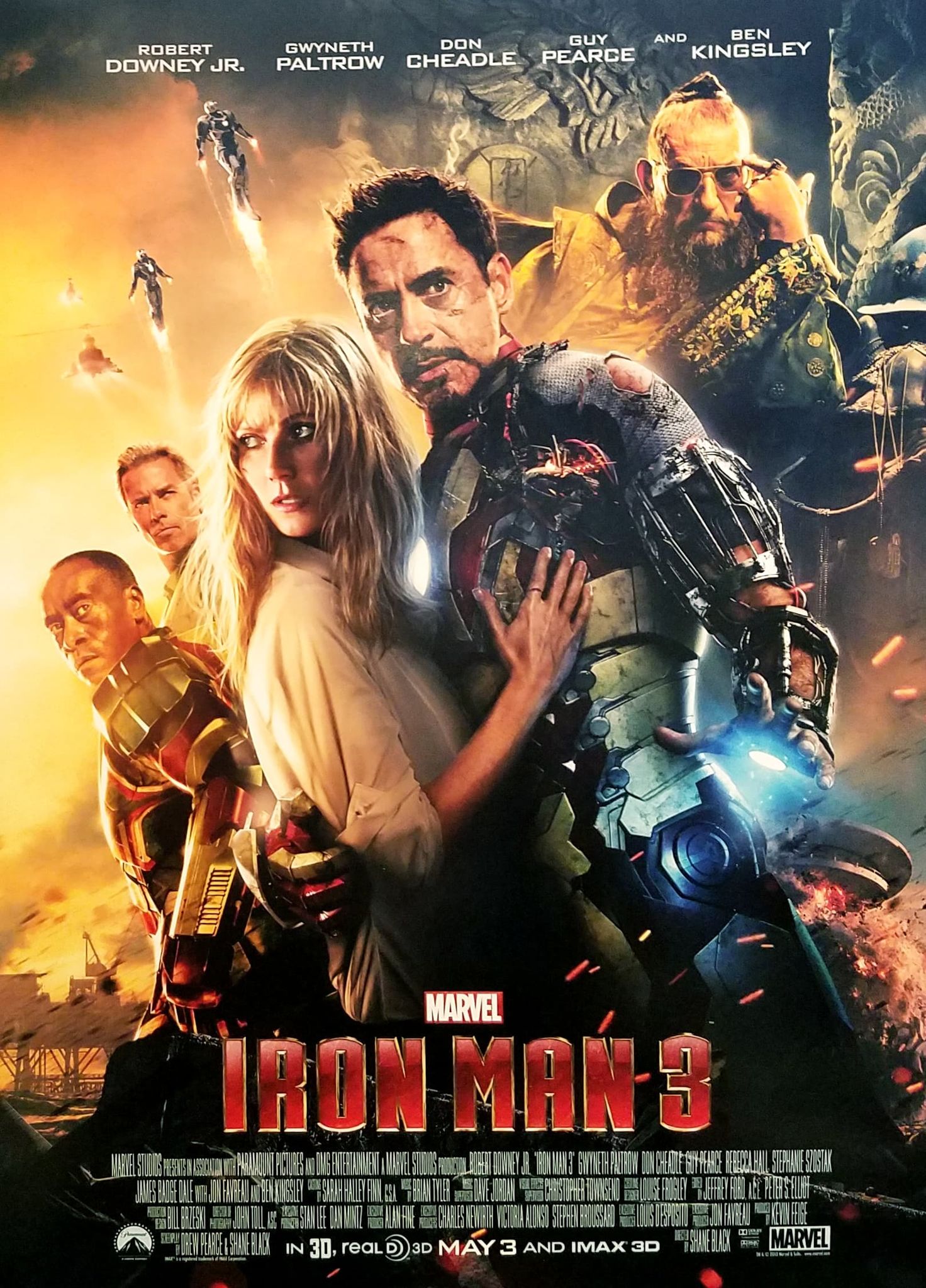 Iron Man Robert Downey 12x16 FRAMED Movie Poster Print, New
