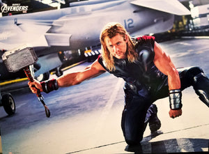 Thor Chris Hemsworth 12x16 FRAMED Print, New MCU Marvel cardstock