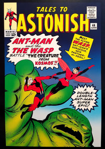 Tales to Astonish #44 12x16 FRAMED Art Print by Jack Kirby (1st Wasp 1963), New Marvel Comics cardstock