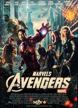 Load image into Gallery viewer, Avengers Chris Evans Chris Hemsworth 12x16 FRAMED Movie Poster Print, New MCU Marvel cardstock
