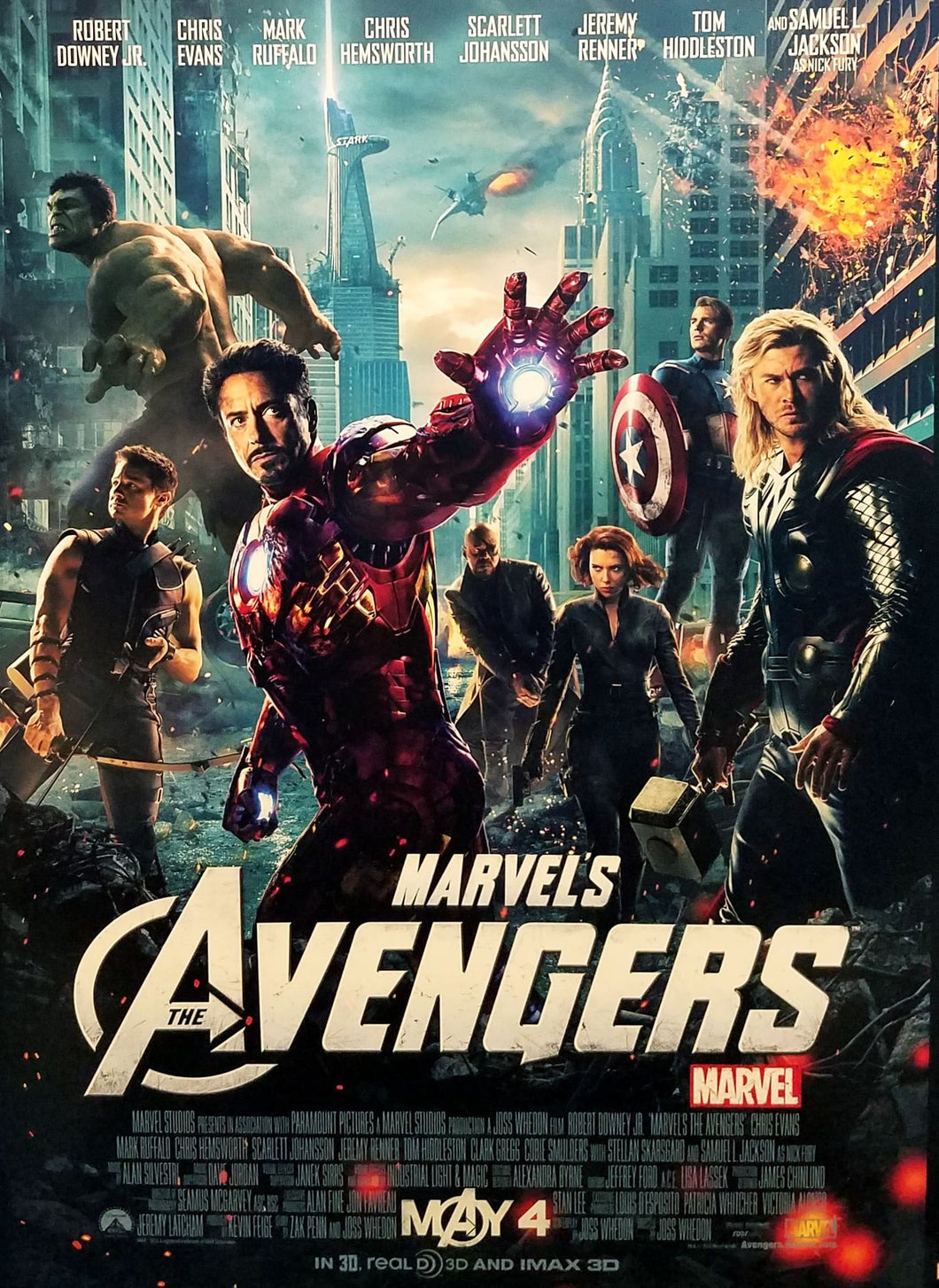 Avengers Chris Evans Chris Hemsworth 12x16 FRAMED Movie Poster Print, New MCU Marvel cardstock