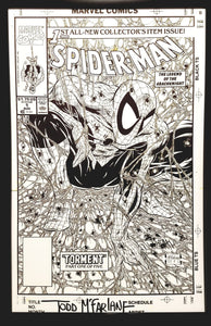 Spider-Man #1 by Todd McFarlane 11x17 FRAMED Original Art Poster Marvel Comics