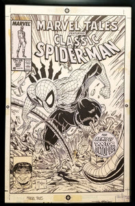Marvel Tales Spider-Man #223 Todd McFarlane 11x17 FRAMED Original Art Poster Marvel Comics