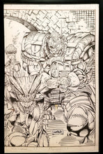 Load image into Gallery viewer, X-Force #1 by Rob Liefeld 11x17 FRAMED Original Art Poster Marvel Comics
