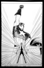 Load image into Gallery viewer, Captain America Reborn #1 John Cassaday 11x17 FRAMED Original Art Poster Marvel Comics
