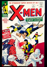 Load image into Gallery viewer, Uncanny X-Men #1 12x16 FRAMED Art Print by Jack Kirby (1963), New Marvel Comics cardstock

