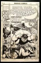 Load image into Gallery viewer, Marvel Tales Spider-Man &amp; Hulk #262 Sam Kieth 11x17 FRAMED Original Art Poster Marvel Comics
