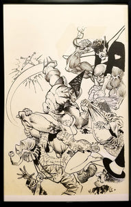 Marvel Comics Presents Wolverine #107 Sam Kieth 11x17 FRAMED Original Art Poster