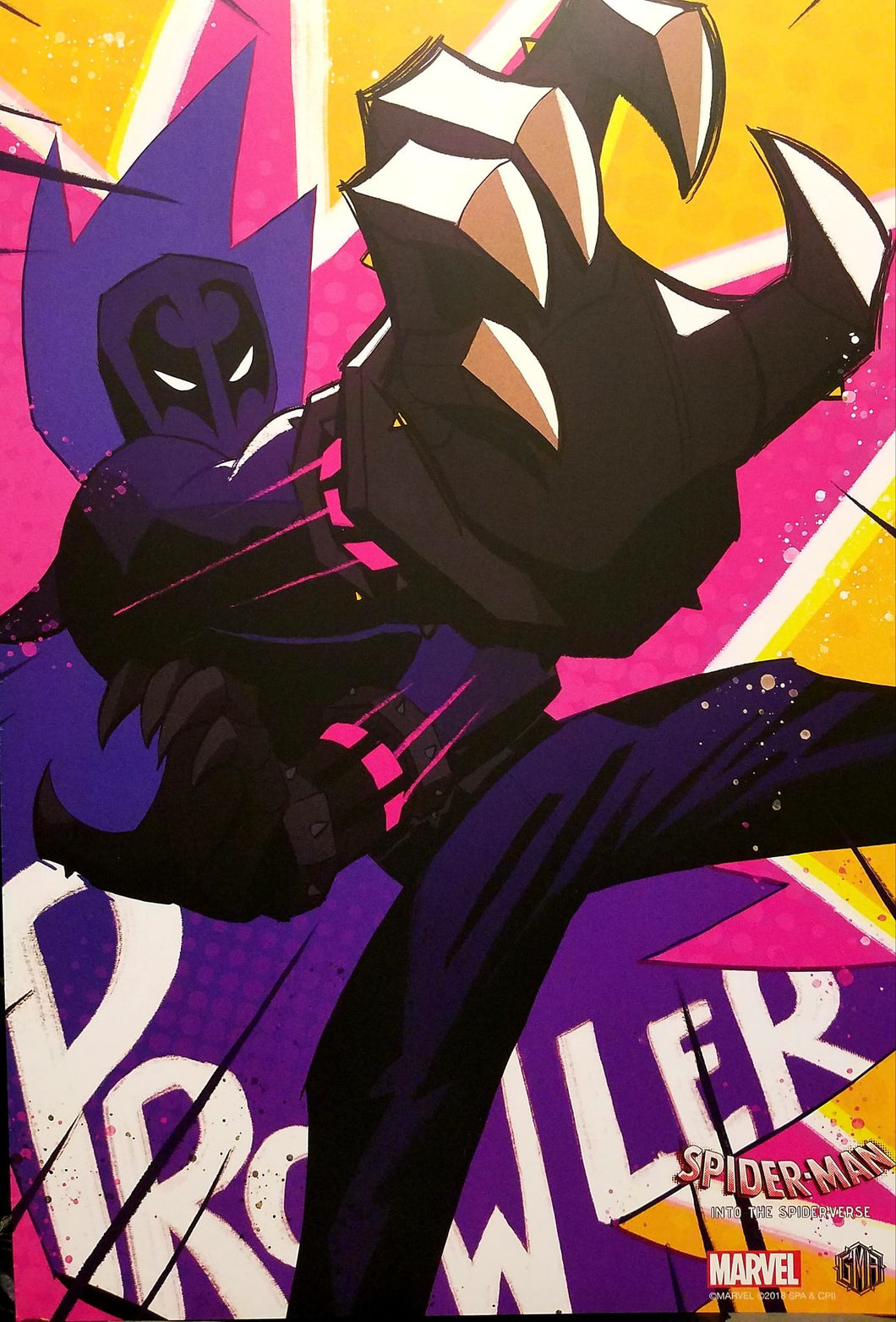 Spider-Verse Prowler 11x16 Art Print Poster (Miles Morales Spider-Man, Marvel Comics)