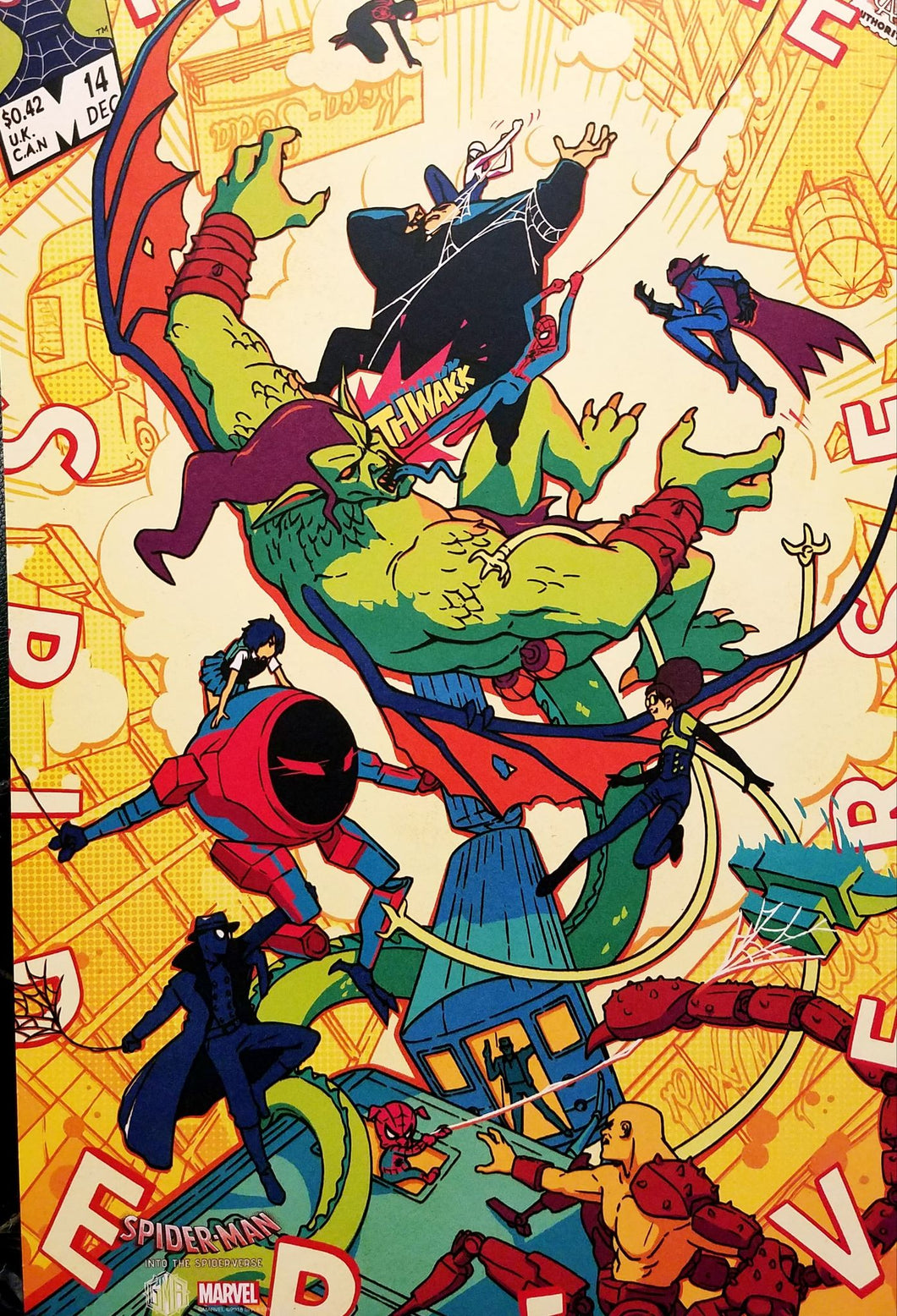 Spider-Verse 11x16 Art Print Poster (Miles Morales Spider-Man, Marvel Comics)