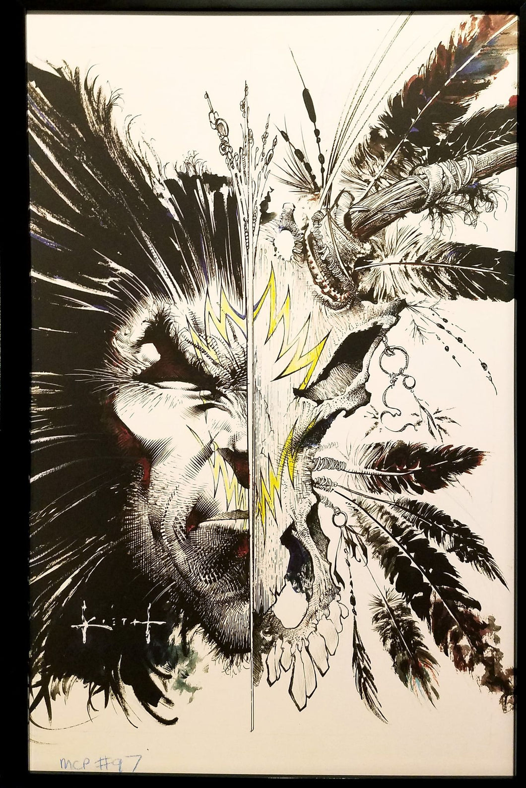 Marvel Comics Presents Wolverine #97 Sam Kieth 11x17 FRAMED Original Art Poster