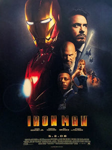 Iron Man Robert Downey Jr. 12x16 FRAMED Movie Poster Print, New MCU Marvel cardstock
