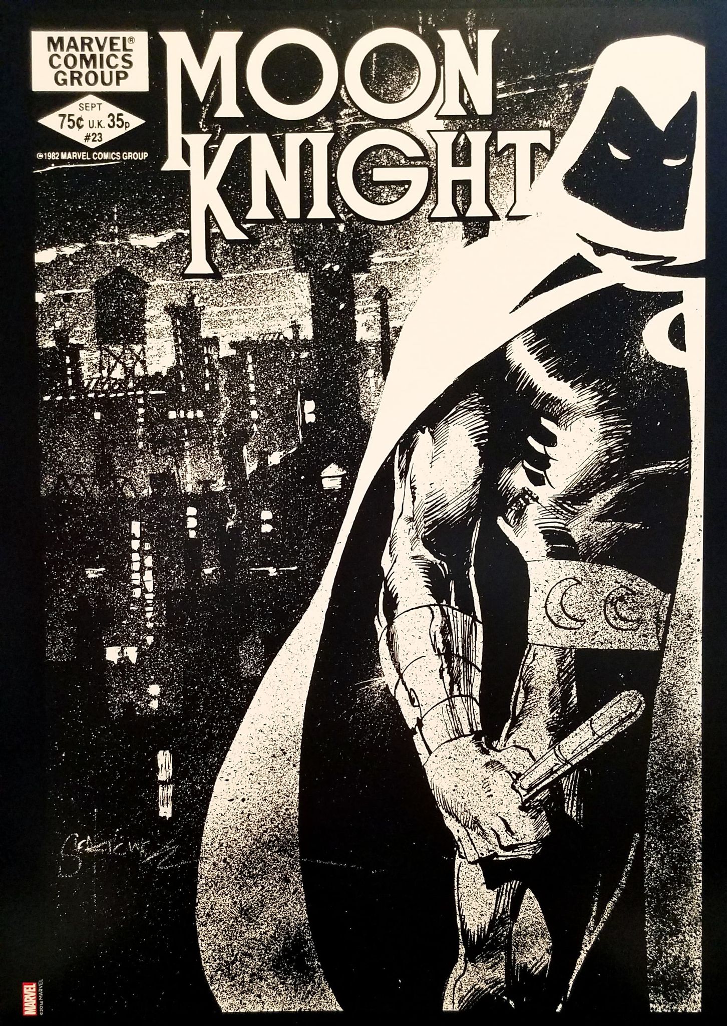 Moon Knight #23 12x16 FRAMED Art Print by Bill Sienkiewicz, New