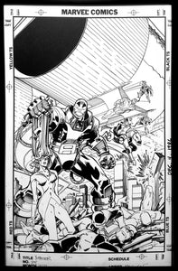 X-Factor #25 by Walter Simonson 11x17 FRAMED Original Art Poster Marvel Comics