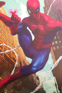 Spider-Man Art Poster Print by Stanley "Artgerm" Lau, 9.5x14.25 New Marvel Comics