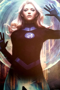 Invisible Woman Art Poster Print by Stanley "Artgerm" Lau, 9.5x14.25 New Marvel Comics