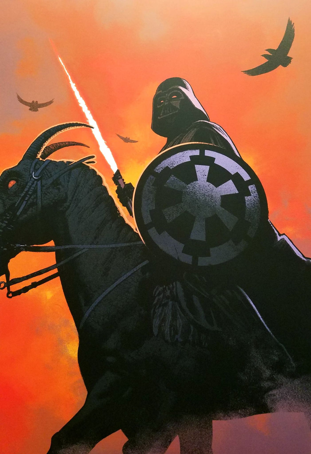 Star Wars Darth Vader by Greg Smallwood 11x16 Art Poster Print Marvel Comics