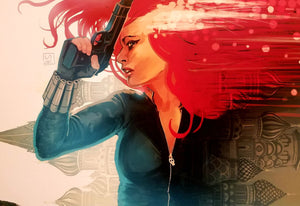 Black Widow by Stephanie Hans 11x16 Art Print Poster Marvel Comics MCU
