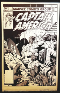 Captain America #272 by Mike Zeck 11x17 FRAMED Original Art Poster Marvel Comics