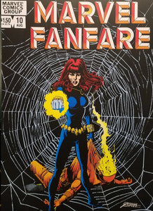 Black Widow by George Perez 11x16 Art Print Poster Marvel Fanfare #10 Comics