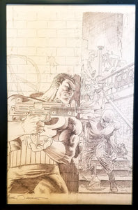 Punisher #2 1986 Mike Zeck 11x17 FRAMED Original Art Poster Marvel Comics