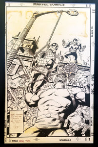 Marvel Tales #215 Spider-Man Mike Zeck 11x17 FRAMED Original Art Poster Comics