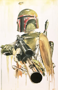 Star Wars Boba Fett 11x16 Art Poster Print by Brian Rood