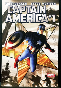 Captain America #1 12x16 FRAMED Art Poster Print by Steve McNiven, Marvel Comics