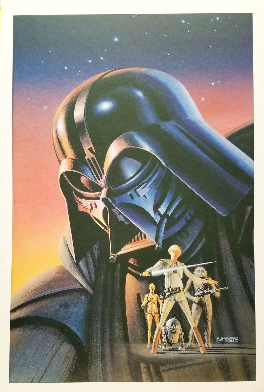 Star Wars 1976 Novel 11x16 Movie Art Poster Print by Ralph McQuarrie