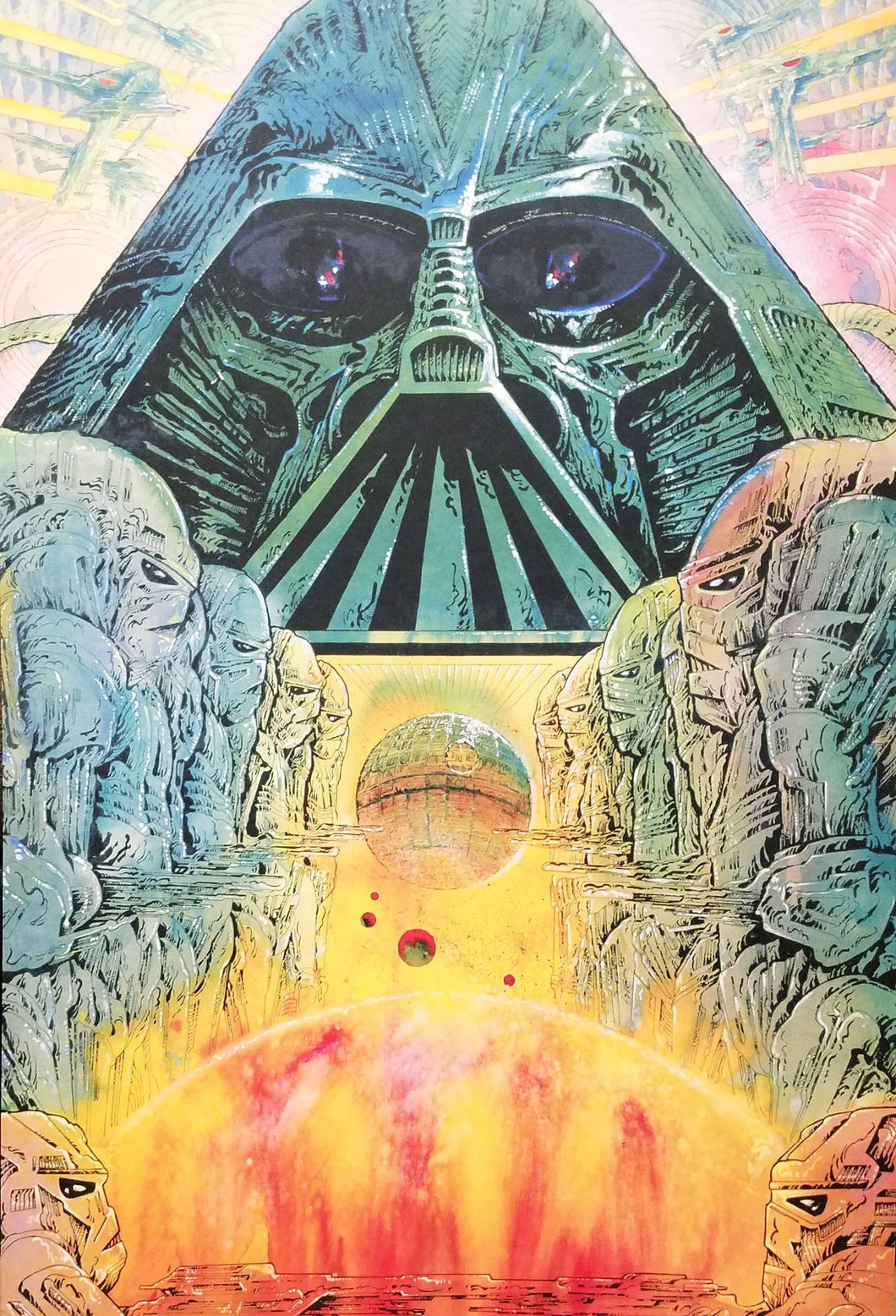 Star Wars Darth Vader 11x16 Art Poster Print by Philipee Druillet, 1977
