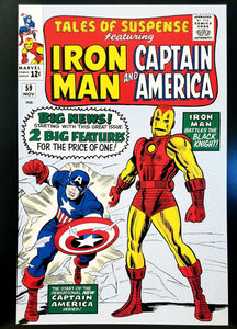 Tales of Suspense #59 Iron Man 12x16 FRAMED Art Poster Print by Jack Kirby, 1964 Marvel Comics