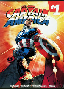 All New Captain America #1 12x16 FRAMED Art Poster Print by Stuart Immonen, Marvel Comics
