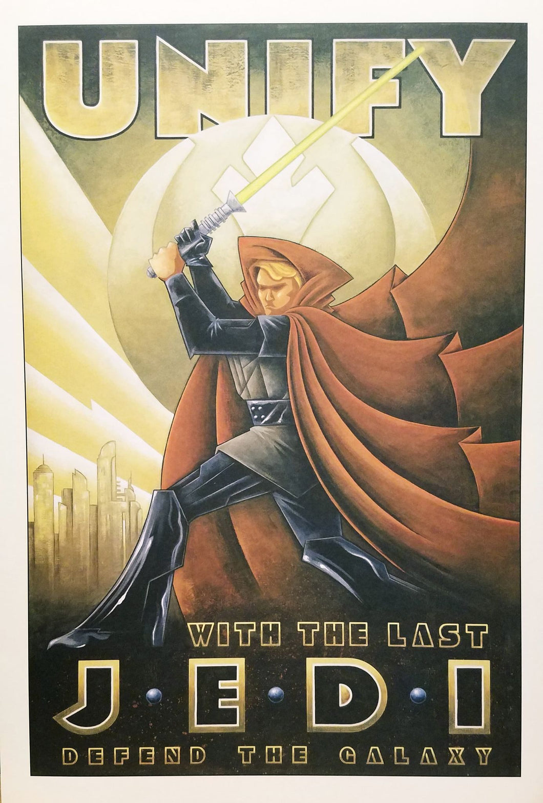 Star Wars Last Jedi 11x16 Art Poster Print by Mike Kungl