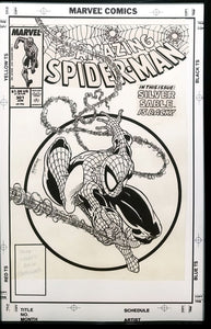 Amazing Spider-Man #301 Todd McFarlane 11x17 FRAMED Original Art Poster Marvel Comics