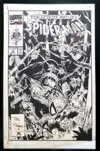 Load image into Gallery viewer, Spider-Man #8 Todd McFarlane 11x17 FRAMED Original Art Poster Marvel Comics
