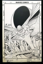 Load image into Gallery viewer, X-Factor #24 by Walt Simonson 11x17 FRAMED Original Art Poster Marvel Comics
