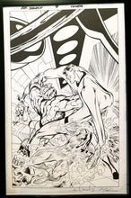 Load image into Gallery viewer, Fantastic Four Select #9 by Alan Davis 11x17 FRAMED Original Art Poster Marvel Comics
