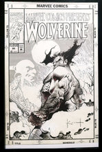 Load image into Gallery viewer, Marvel Comics Presents Wolverine #95 Sam Kieth 11x17 FRAMED Original Art Poster
