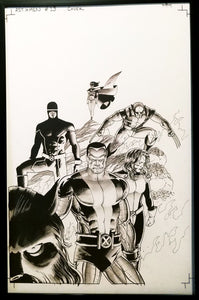 Astonishing X-Men #13 John Cassaday 11x17 FRAMED Original Art Poster Marvel Comics
