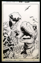 Load image into Gallery viewer, Fantastic Four #346 by Walt Simonson 11x17 FRAMED Original Art Poster Marvel Comics
