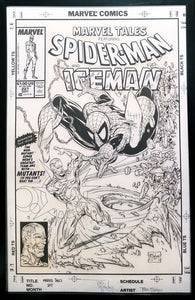 Marvel Tales #227 Todd McFarlane 11x17 FRAMED Original Art Poster Spider-Man