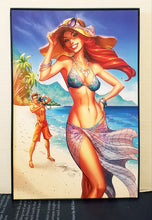 Load image into Gallery viewer, Spider-Man / Mary Jane by J. Scott Campbell 8x12 FRAMED Marvel Art Piece
