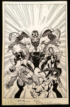 Load image into Gallery viewer, Classic X-Men #19 by Art Adams 11x17 FRAMED Original Art Poster Marvel Comics
