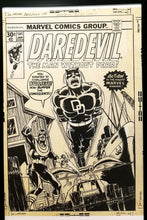 Load image into Gallery viewer, Daredevil #141 by Dave Cockrum 11x17 FRAMED Original Art Poster Marvel Comics
