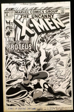 Load image into Gallery viewer, Uncanny X-Men #127 by John Byrne 11x17 FRAMED Original Art Poster Marvel Comics
