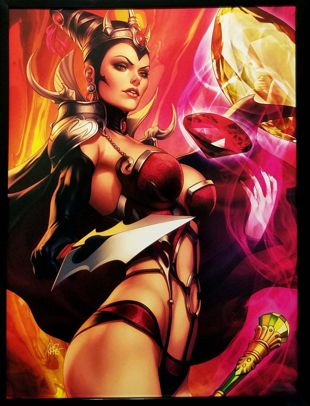 Grimm Fairy Tales by Stanley Artgerm Lau 12x16 FRAMED Art Print Zenescope Comics